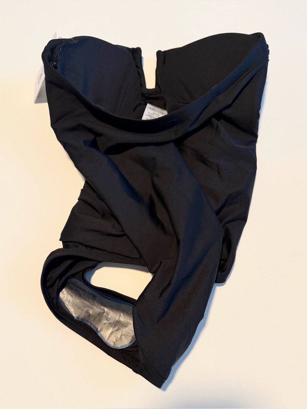 DKNY Women's U-Wire Bandeau One Piece Swimsuit with Tummy Control - Picture 6 of 7